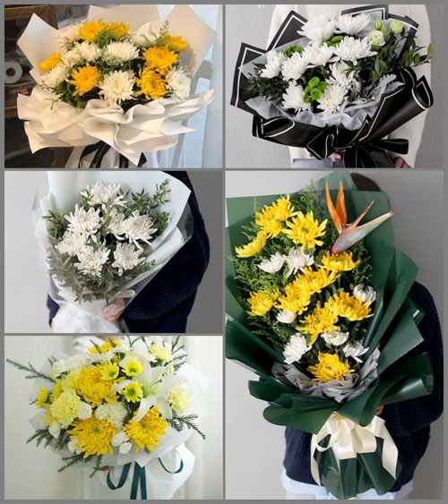 江苏南通通州区张芝山镇决心村白事花束代送